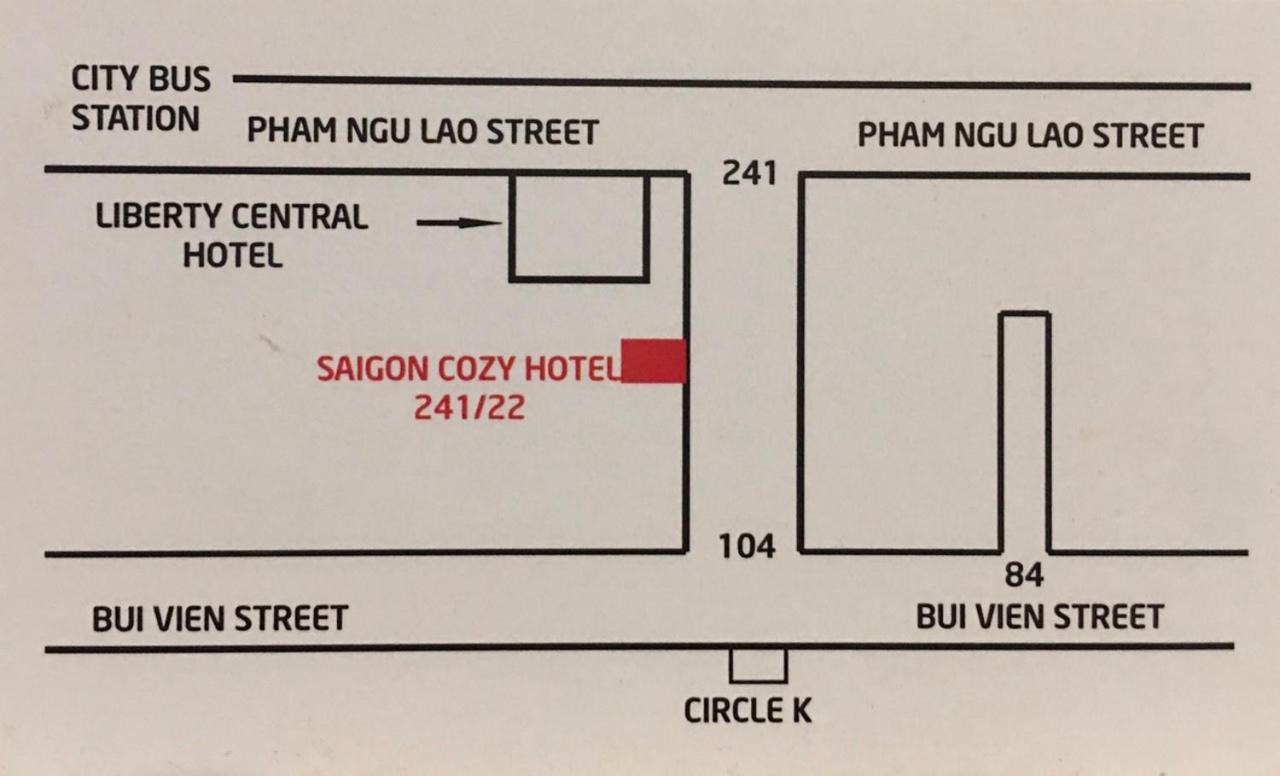 Saigon Cozy Hotel "241 Pham Ngu Lao Street" 胡志明市 外观 照片